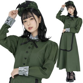 洋館メイド　　[ハロウィン コスプレ メイド クラシック 中世 メイド服 コスプレ ハロウィン イベント 衣装 コスプレ ハロウィーン コスチューム 仮装 レディース 大人用]【906605（832249）】