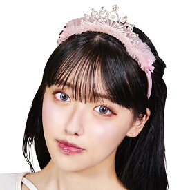 【2点までメール便も可能】ハピバ　フェミニンティアラカチューシャ　　[誕生日 コスプレ アクセサリー 仮装 ハッピーバースデー 誕生日パーティー お祝い 誕生日会 自撮り 主役 ヒロイン イベント]【B-3355_901280】