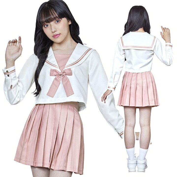 楽天市場】オルチャンセーラー ダスティピンク [セーラー服 コスプレ  