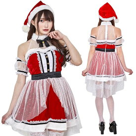 ファンメイド シャインドレスサンタ　　[サンタ コスプレ クリスマス コスチューム 女性用 レディース 仮装 かわいい セクシー イベント]【_(899914)907626】