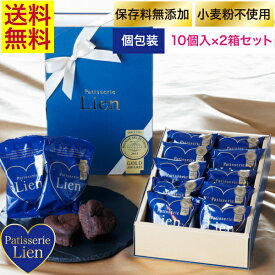 【ノワール】 ガトーショコラ 10個入ギフト×2箱セット 送料無料 敬老の日 バレンタイン ホワイトデー プレゼント ご挨拶 お祝い 内祝い 出産祝 お返し 手土産 お礼 ハート型 個包装 高級 チョコレート スイーツ 初節句 退職 引越 しっとり濃厚 誕生日 焼菓子