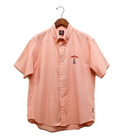 セール！40％オフ！KRIFF MAYER/クリフメイヤー ワンポイントうさぎ刺繍半袖ボタンダウンシャツ(SHUJI YAMAMOTOコラボシャツ) 2023夏モデル