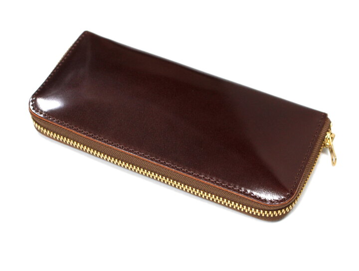 楽天市場】BARNS(バーンズ) コードバンレザーラウンドジップロング  