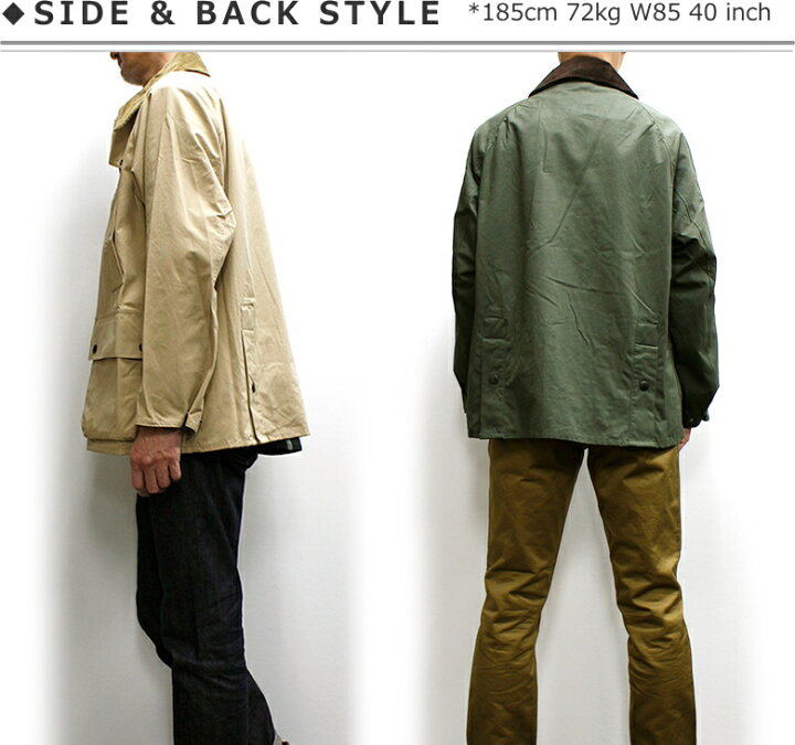 楽天市場】Barbour PEACHED BEDALE JACKET CASUAL Over Size 