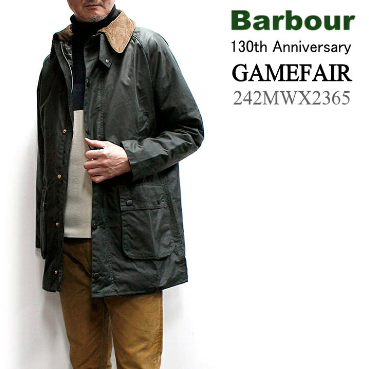 楽天市場】バブアー / Barbour 130周年記念モデル【GAMEFAIR / ゲーム  
