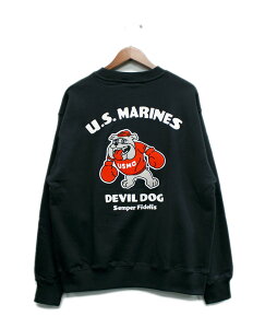 AVIREX ArbNX USMCuhbO N[lbNXEFbg / USMC BULLDOG CREWNECK SWEAT 2025Nf ABbNX No.783-5232005