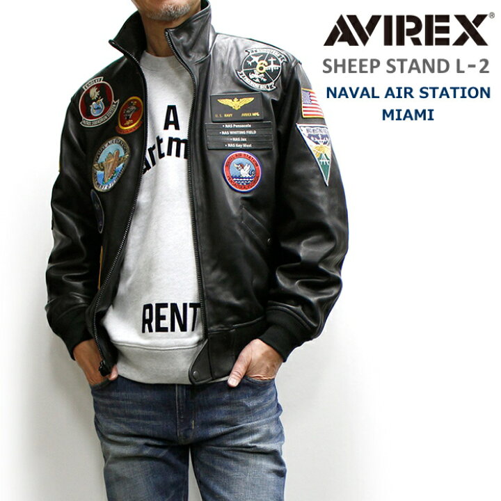 楽天市場】AVIREX(アヴィレックス) SHEEP STAND L‐2 JACKET 