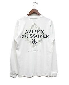 Z[IArbNX o_ipb`t TVc "NXI[o[RNV" 2024Nf / AVIREX BANDANA PATCH LONGSLEEVE T-SHIRT "CROSSOVER COLLECTION" No.783-4230023 ABbNXYTV