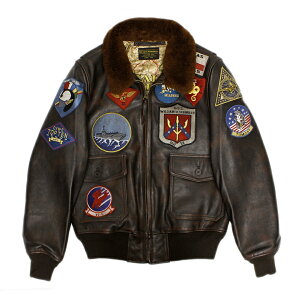 ���X�݌ɕ����T�[�r�X���i�I�A�r���b�N�X/AVIREX 50���N�L�O���f��"TOP GUN2 MODEL"G-1 FLIGHT JACKET GOAT LEATHER G-1�W���P�b�g�g�b�v�K���}�[�x���b�N���f���̓��ʎd�l �R�r�v No.783-5950008