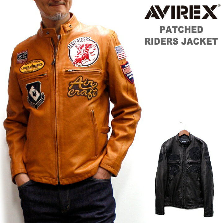 楽天市場】セール！アビレックス/AVIREX 羊革ワッペン付きスタンド 
