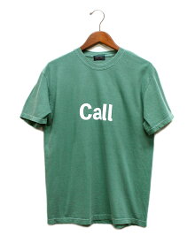 セール！modem design(モデムデザイン) ピグメント加工ボディー"Call Me"プリントTシャツ 一味違う風合いの個性派メンズTシャツ