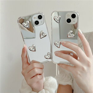 �������� iPhone17 �P�[�X �݊��i �~���[�^�C�v �n�[�g heart �J�K�~ ������ �V���v�� iPhoneX �A�C�t�H��11 12 iPhone 12promax XSMax 15Pro 16 14plus XR 13promax XS X 14Promax 13Pro 17air 13mini�X�}�z�P�[�X �J�o�[ �N��