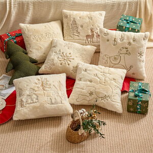 �������� �N���X�}�X �N�b�V�����J�o�[ �������J�o�[ 45*45cm ���z�c�J�o�[ Christmas ���� �w���ăJ�o�[�p�^ �l�p ���n �V���v�� ������ �w���� �ݑ�Ζ� �}���`�J���[ ��l��炵 �k�� �V�z�j��