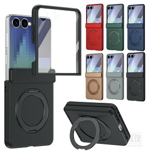 Galaxy Z Flip8 �ϏՌ� �P�[�X �J�o�[ �܂肽���݌^ �T�u�f�B�X�v���C�t���ی�t�B���� �����K���X�t�B�����t�� ��̌^�����O�t�� �X�^���h�@�\ Samsung �T���X�� �M�����N�V�[ Z �t���b�v8 �ی�P
