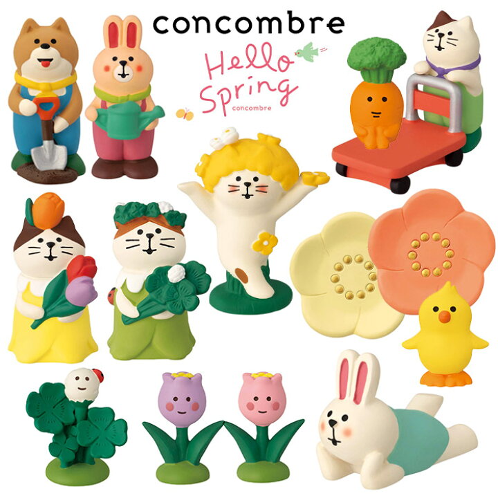 楽天市場】コンコンブル concombre デコレ DECOLE 春 Hello Spring 