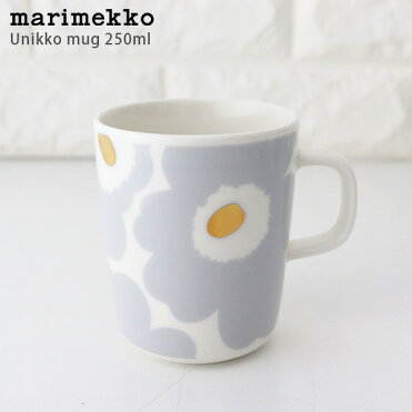 Marimekko マリメッコ Unikko ウニッコ マグカップ 250ml ホワイト グレー ゴールド 正規販売店 Room 欲しい に出会える