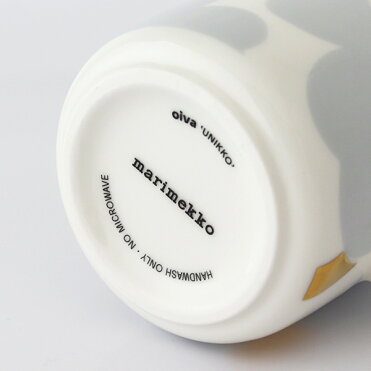 Marimekko マリメッコ Unikko ウニッコ マグカップ 250ml ホワイト グレー ゴールド 正規販売店 Room 欲しい に出会える