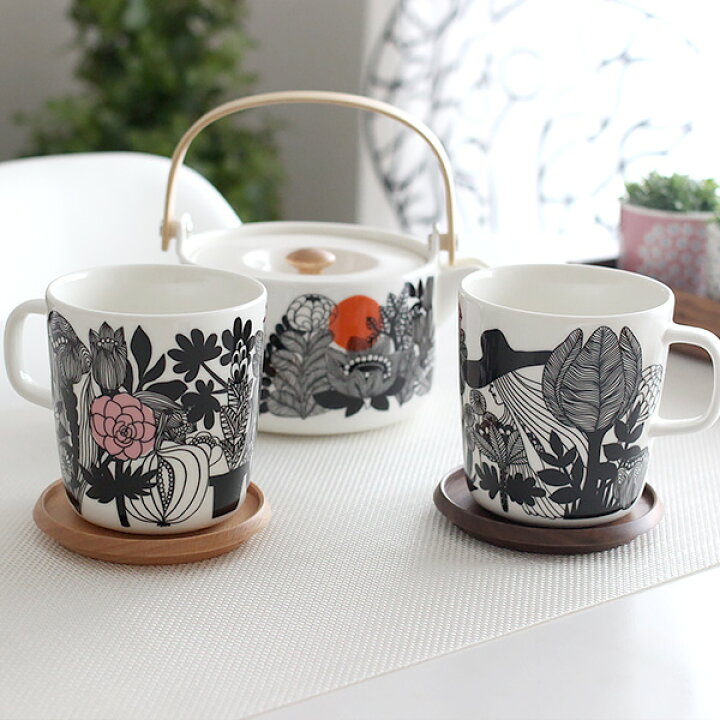 マリメッコ marimekko シイルトラプタールハ ティーポット マグカップ 違い