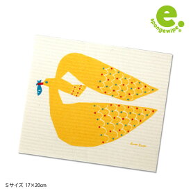 【 メール便 10枚まで可 】 e. スポンジワイプ Sサイズ kata kata ( カタカタ ) / かもめ 17×20 cm .