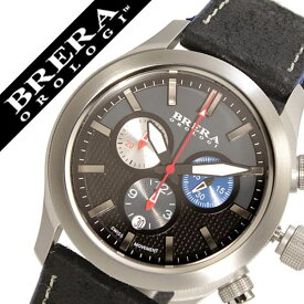 ブレラ 時計 BRERA 腕時計 ブレラオロロジ 腕時計 BRERAOROLOGI 時計 ブレラ オロロジ BRERA OROLOGI ブレラ時計 ブレラオロロジ腕時計 エテルノ クロノ Eterno Chrono メンズ グレー BRET3C4301 革ベルト クロノグラフ 防水 ブランド ブラック ブルー レッド 送料無料