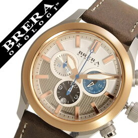 ブレラ 時計 BRERA 腕時計 ブレラオロロジ 腕時計 BRERAOROLOGI 時計 ブレラ オロロジ BRERA OROLOGI ブレラ時計 ブレラオロロジ腕時計 エテルノ クロノ Eterno Chrono メンズ ホワイト BRET3C4303 革ベルト クロノグラフ 防水 ブランド ピンクゴールド ブルー 送料無料