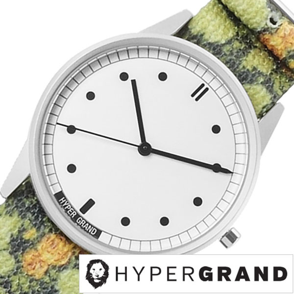 ハイパーグランド 腕時計 HYPERGRAND 時計 ハイパー グランド 時計 HYPER GRAND 腕時計 ハイパーグラウンド ゼロワン ナトー  01NATO レディース ホワイト NW01GASK 人気 新作 ブランド ナイロン ベルト かわいい グリーン シンプル デザイナーズ ウォッチ |  