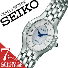 【延長保証対象】セイコー ドルチェエクセリーヌ 腕時計 SEIKO DOLCE&EXCELINE 時計 ドルチェ&エクセリーヌ ドルチェ エクセリーヌ レディース ホワイト SWDX169 メタル ベルト ソーラー 白蝶貝 シルバー ホワイト シェル ブルー 送料無料