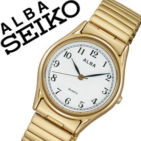 【7年保証対象】セイコー アルバ 腕時計 SEIKO ALBA 時計 セイコーアルバ SEIKOALBA アルバ時計 アルバ腕時計 メンズ ホワイト AQGK440 プレゼント メタル ベルト 正規品 アナログ スタンダード ゴールド