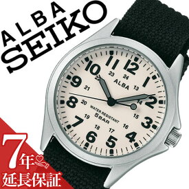 【延長保証対象】セイコー アルバ 腕時計 SEIKO ALBA 時計 セイコーアルバ SEIKOALBA アルバ時計 アルバ腕時計 メンズ ホワイト AQPK401 プレゼント NATO ベルト 正規品 アナログ スタンダード ブラック アイボリー シルバー