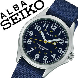 【延長保証対象】セイコー アルバ 腕時計 SEIKO ALBA 時計 セイコーアルバ SEIKOALBA アルバ時計 アルバ腕時計 メンズ ブルー AQPK402 プレゼント NATO ベルト 正規品 アナログ スタンダード ネイビー シルバー