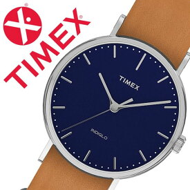 タイメックス 腕時計 TIMEX 時計 タイメックス 時計 TIMEX 腕時計 ウィークエンダー フェアフィールド Weekender Fairfield 41mm メンズ ネイビー S-TW2P97800 新作 人気 ブランド アンティーク シンプル カジュアル レザー ベルト 革 ブラウン