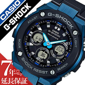 �y7�N�ۏؑΏہz�J�V�I �r���v CASIO ���v �J�V�I �W�[�V���b�N �W�[�X�`�[�� G-SHOCK G-STEEL �����Y �u���b�N. �u���[ GST-W300G-1A2JF �V�� �h�� G�V���b�N �d�g�\�[���[ �V���R�� �A�i�f�W ��������