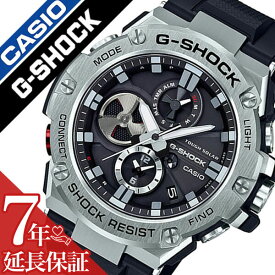 カシオ 腕時計 CASIO 時計 カシオ 時計 CASIO 腕時計 ジーショック ジースチール G-SHOCK G-STEEL メンズ ブラック GST-B100-1AJF 正規品 耐久 Gショック Gスチール ラバー アウトドア カレンダー ソーラー スマホ 連動 コネクトウォッチ 送料無料