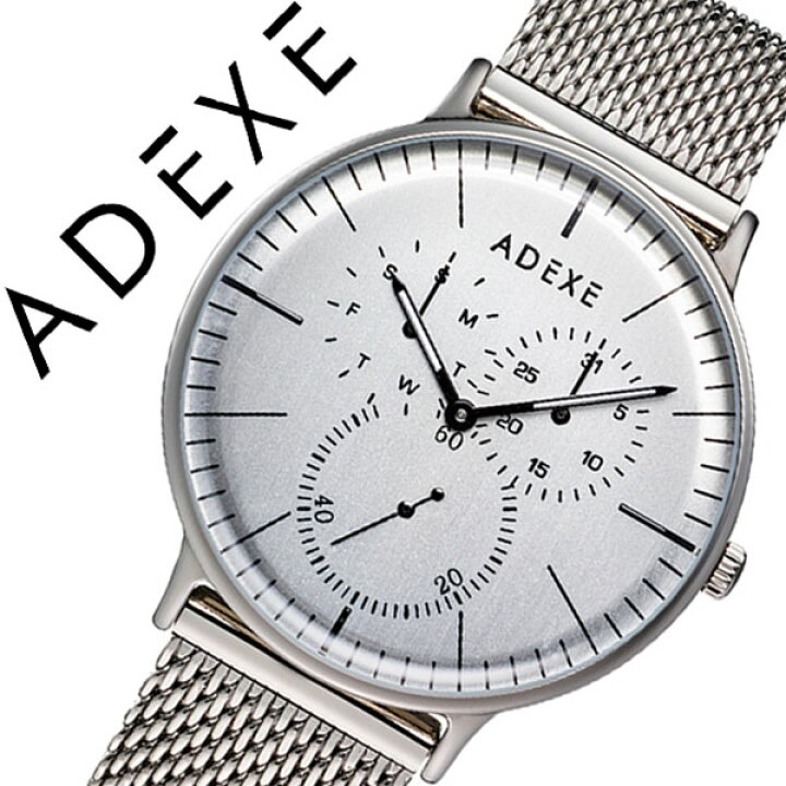 楽天市場 アデクス 腕時計 Adexe 時計 アデックス グランデ Grande メンズ シルバー 1868a 01 正規品 人気 ロンドン カップル コーデ おしゃれ カジュアル ファッション トレンド ペア ペアウォッチ Sns シンプル クラシカル ステンレス プレゼント ギフト 送料無料