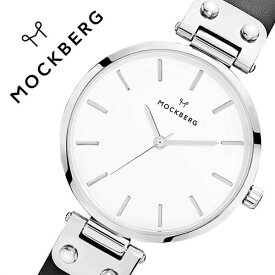 【安心2年保証♪国内正規品】モックバーグ 腕時計 MOCKBERG 時計 モック バーグ MOCK BERG オリジナル Originals Astrid レディース 女性 用 彼女 妻 嫁 ホワイト MO1002 人気 ドラマ 着用 ブランド 上品 薄型 アクセサリー シンプル 革 レザー シルバー ブラック