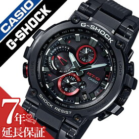 カシオ ジーショック 腕時計 CASIO Gshock 時計 G-SHOCK Gショック ジー ショック メンズ MTG-B1000B-1A メタル ブラック スマートフォンリンク アナログ ストップウオッチ アウトドア ランニング スポーツ ソーラー 正規品 防水 液晶 頑丈 送料無料