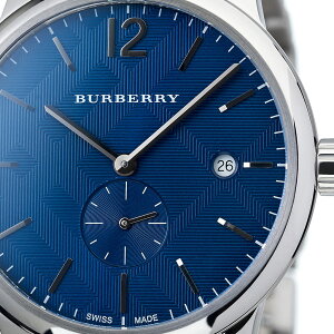 バーバリー腕時計BURBERRY時計バーバリー時計メンズ男性彼氏旦那夫ブルーBU10007人気お洒落ロンドンブランドスイス製スイスメイドシンプルビジネススタイリッシュラウンドギフトプレゼント高級送料無料