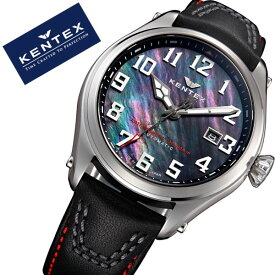 ケンテックス 腕時計 KENTEX 時計 ケンテックス 時計 KENTEX 腕時計 プロガウス PROGAUS メンズ ブラックシェル S769X-02 人気 機械式 カレンダー メカニカル 耐磁時計 革 栃木レザー 自動巻き ブランド ラウンド ファッション ビジネス 送料無料
