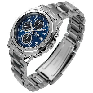 セイコー腕時計SEIKO時計セイコー時計SEIKO腕時計メンズブルーSND193P1海外限定逆輸入海外海外セイコーメンズ腕時計メンズ男性彼氏夫旦那メタルベルトステンレスおしゃれプレゼント仕事カレンダークロノグラフ人気ブランド社会人おすすめ防水