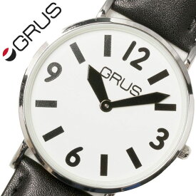 グルス 腕時計 GRUS 時計 ロービジョンウォッチユニセックス メンズ レディース ホワイト GRS006-01 [ 人気 ブランド おすすめ 弱視者用 ロービジョン 軽量 薄型 視覚障がい者用 高齢者 年配 プレゼント ギフト ]