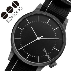 コモノ 腕時計 KOMONO 時計 ウインストン リーガル WINSTON REGAL レディース ブラック KOM-W2272 [ 人気 ブランド おすすめ ファッション カジュアル おしゃれ 個性的 シンプル シック プレゼント ギフト ]送料無料