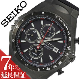 セイコー 腕時計 SEIKO 時計 セイコーセレクション SEIKO SELECTION メンズ ブラック SNAF87PC 正規品 新作 人気 ブランド 防水 クロノグラフ スモールセコンド 限定 コラボ カレンダー 日付 タキメーター アラーム スポーティー カジュアル