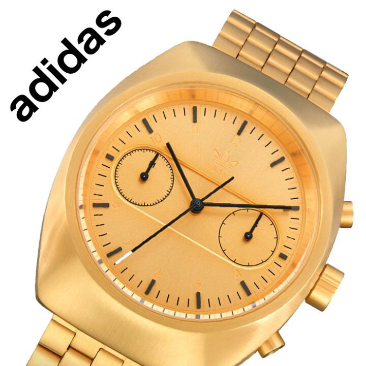 楽天市場 アディダス 腕時計 Adidas 時計 アディダス 時計 Adidas 腕時計 プロセス クロノ M3 Process Chrono M3 メンズ ゴールド Z18 502 00 人気 ブランド カジュアル スポーツ ファッション おしゃれ ストリート プレゼント ギフト 送料無料 腕時計ギフトのパピヨン