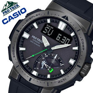 【7年保証対象】電池交換不要 カシオ 腕時計 CASIO 時計 プロトレック マルチフィールドライン PRO TREK Multi Field Line メンズ ブラック PRW-70Y-1JF [ 人気 ブランド 正規品 おすすめ かっこいい おし