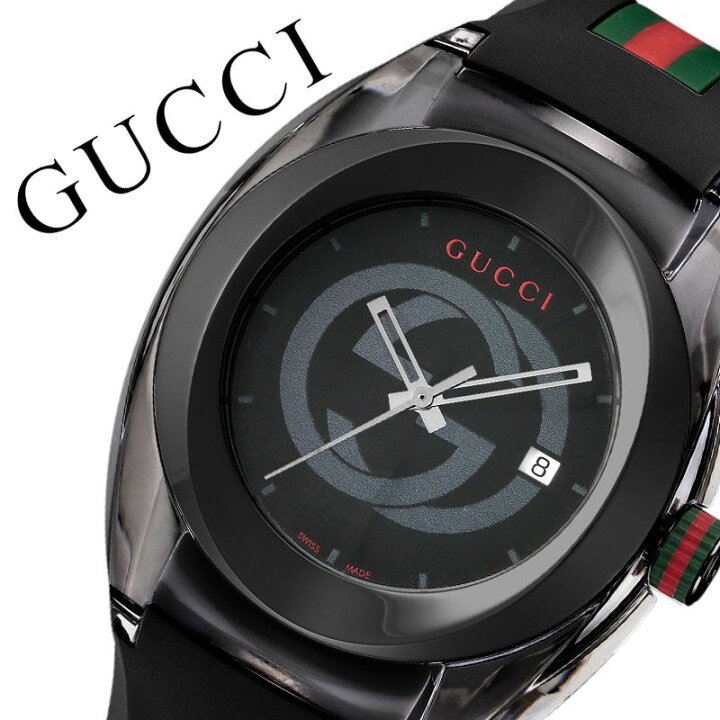 楽天市場】グッチ 腕時計 GUCCI 時計 シンク SYNC メンズ ブラック 