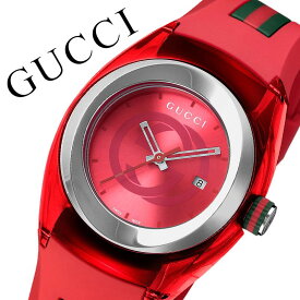 グッチ 腕時計 GUCCI 時計 シンク SYNC レディース レッド YA137303 人気 おすすめ 高級 ブランド 大人 かわいい かっこいい ラバー バンド マルチカラー カジュアル スポーティ ファッション ペアウォッチ ペアコーデ おそろい 彼女 ギフト プレゼント【watchbeauty3】