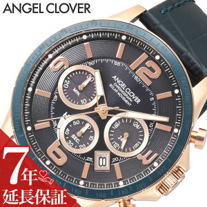 【7年保証対象】エンジェルクローバー 腕時計 AngelClover 時計 エンジェル クローバー Angel Clover タイムクラフト ソーラー TIME CRAFT SOLAR メンズ ネイビー TCS44PG-NV [ 正規品 新作 人気 ブランド カ