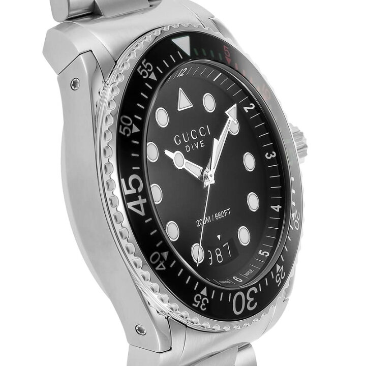 楽天市場】グッチ 腕時計 GUCCI 時計 ダイブ DIVE メンズ ブラック  