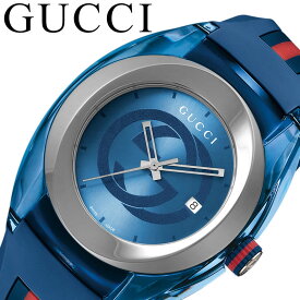 グッチ 腕時計 GUCCI 時計 シンク SYNC メンズ ブルー YA137104A [ 人気 おすすめ 高級 ブランド 大人 かっこいい メタル ベルト クラシック フォーマル ドレス ビジネス 就職 祝い 仕事 彼氏 恋人 ギフト プレゼント ]