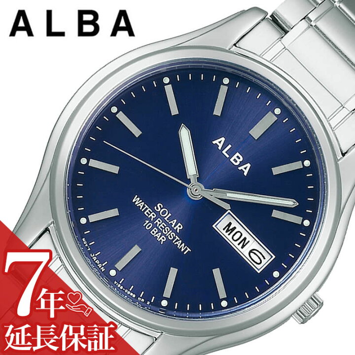 楽天市場 5年保証対象 セイコー 腕時計 Seiko 時計 アルバ Alba メンズ ネイビー Aefd569 人気 ブランド おすすめ おしゃれ シンプル ビジネス ファッション 社会人 記念日 誕生日 プレゼント ギフト 腕時計ギフトのパピヨン